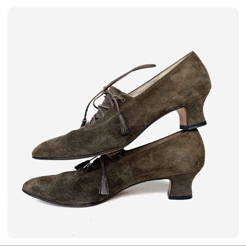 FERRAGAMO Brown Shoes Size 8 AAAAB44RA Super 236RE